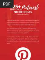 225 Profitable Pinterest Niches