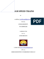 High Speed Trains