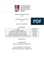 Fin242 Role Play Assignment