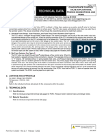 Technical Data: Concentrate Control Valve Applications, Priming Connections, and Trims