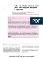 Oxygen Extraction and Perfusion Markers in Severe Sepsis and Septic Shock - Diagnostic, Therapeutic and Outcome Implications