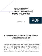 Rehabilitation (Repair and Renovation) Metal Structures: Course 3