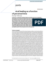 Physical Healing As A Function of Perceived Time: Peter Aungle & Ellen Langer