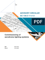 Advisory Circular 139c 11 Commissioning of Aerodrome Lighting Systems