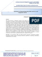 Impact of Cash Equivalents On Financial Reporting: IFRS and US GAAP Comparative Review