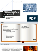 Aplicaciones de La Nanotecnolgía en La Industria Textil - 5oct18