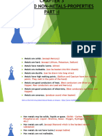 Chapter 3 - Metals and Non-Metals (Part 1)