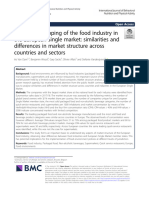 A Detailed Mapping of The Food Industry in The European Single Market: Similarities and Differences in Market Structure Across Countries and Sectors