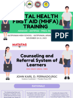 Counseling and Referral System of Learners