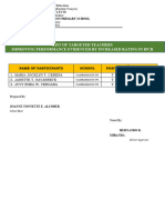 4.4 LIST OF TARGETED TEACHERS Increased in Ipcrf Rating