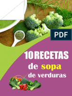 10 Recetas de Sopa de Verduras