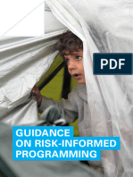 UNICEF Guidance On Risk-Informed Programming