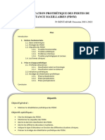 La Réhabilitation Prothétique Des Pertes de Substance Maxillaires