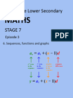 E3Chapter6 - Sequences, Functions and Graphs