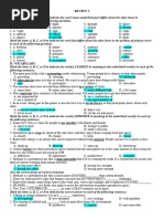 REVIEW 2 Unit 4 5 KEY