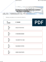 Liste Des Véhicules Immatriculés Sans Preuve Du Paiement Des Droits de Douane Gouvernement de La République Du Bénin - Ver1