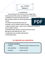 4ème Année - Lecture - Module 3