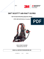 Equipo de Respiracion ERA 3MScott AirPakX3Pro M I