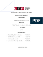 Tarea Academica 1 - Derecho Procesal Civil 2