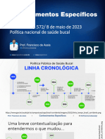 SAUDE BUCAL - Lei Federal 14 572 de 2023 - Política Nacional de Saúde Bucal.