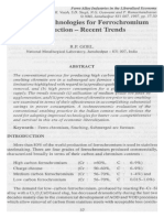 Smelting Technologies For Ferrochromium