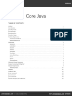 Core Java Cheatsheet