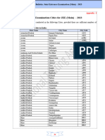 Jee Main 2023 Examination Centres