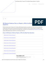 RD Sharma Solutions Class 10 Chapter 4 Fill in The Blanks Quadratic Equations - Study Path