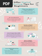 Pastel Colorful Illustrative Digital Marketing Infographic