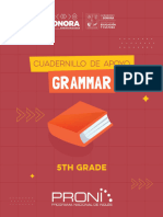 5TH Grade Cuadernillo Grammar