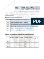 Sustainable Construction Syllabus