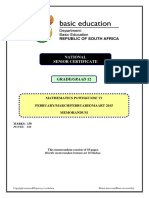 Mathematics P1 Feb-March 2015 Memo Afr & Eng