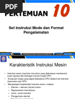 Pertemuan: Set Instruksi Mode Dan Format Pengalamatan