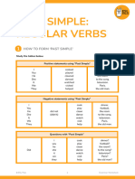 (SV) Past Simple Regular Verbs