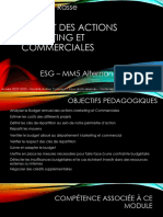 Cours 1 - Budget Des Actions Marketing Et Commerciales