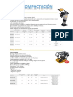 Rendimientos de Maquinaria para Construccion