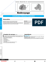 Embrayage: Caractéristiques