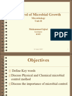 Microbial Control Methods Unit-II