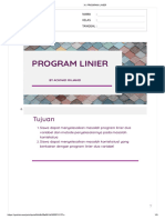 Xi. Program Linier