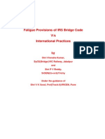 Fatigue Provision in IRS Girder Vs International