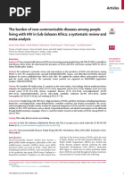 The Burden of Non Communicable Diseases Among People Living Wi 2023 EClinica