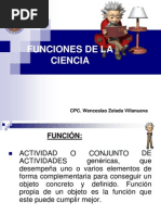 Funciones de La Ciencia