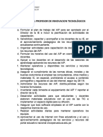 5 Funciones Del Docente Del Centro de Recursos Tecnológicos