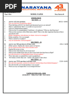 JR - Inter Ipe Zoology Model Paper 1