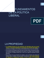 Los Fundamentos de La Política Liberal