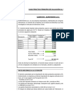 Caso Práctico Desarrollado de Valuación Al Costo