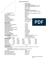 Ship's Particulars