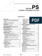 Power Steering System: Section