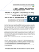 Método para El Análisis y Evaluación de La Prevalencia de Odontomas en Niños y Adolescentes Mediante Lógica Difusa Compensatoria