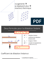 Dilatation Thermique